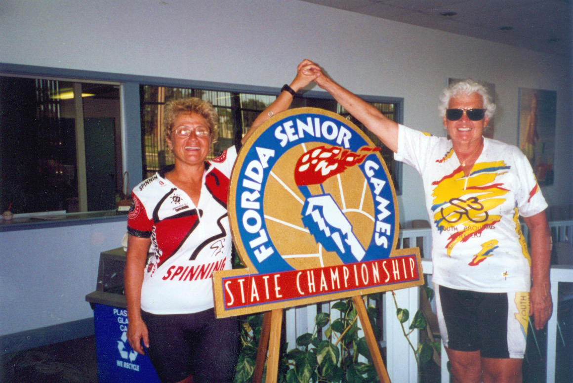 Dorothy Katz at the Florida Senior Olympics State Championship Games, 1998 (age 75)